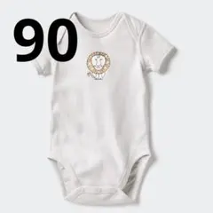 未使用に近い UNIQLO リサラーソン ボディスーツ ロンパース 90