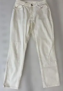 無印良品　SLIM STRAIGHT ホワイトのサムネイル