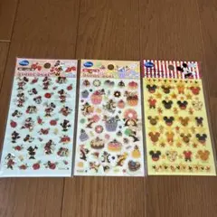 ディズニー ストーンシール 3シートセット