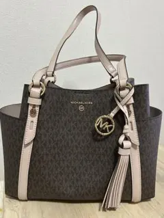 【未使用品】MICHAEL KORS ショルダーバッグ ブラウン ベージュ