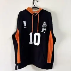 ハイキュー!! 烏野 10 日向翔陽 パーカー