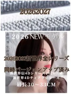 新世界信 4Dシリーズ 2026技術 ウィッグ 50cm 47-50cm | Mercari
