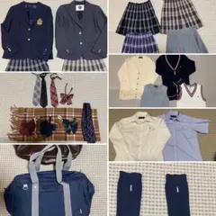 イーストボーイ 他 制服24点 ブレザー スカート ベスト バッグ 9号 11号