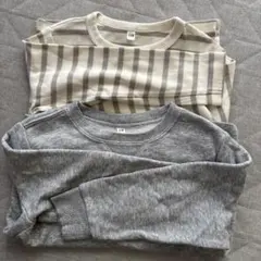 無印　トレーナー&長袖カットソーのセット