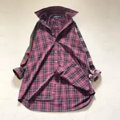 ラルフローレン BLAKE チェックシャツ スリーブ切り替え 90s XL - メルカリ