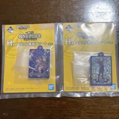 ワンピースカード　一番くじ　H賞　アクリル雑貨アソート　ルフィ　サンジ