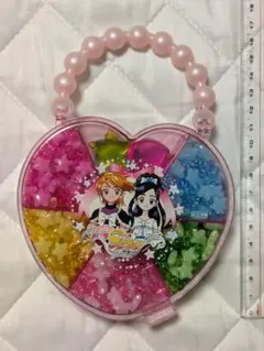 ふたりはプリキュア　ケース付きアクリルビーズ　レトロ