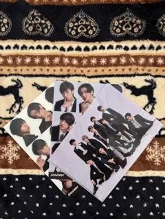 Snow Man KISSIN' MY LIPS クリアファイル3点