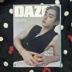 DAZED&CONFUSED KOREA2024 雑誌 SUNGHOON 表紙
