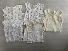 ベビー短肌着 5枚セット 通気性メッシュ