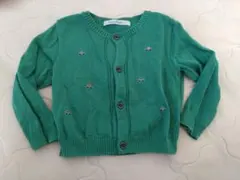 ファミリア　familiar　車刺繍　カーディガン