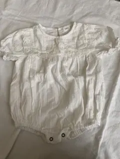 MONBEBE ホワイトロンパース