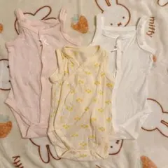 前開きロンパース メッシュ 3点セット