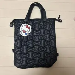 ハローキティ チャーム付きトートバッグ