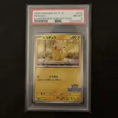 ピカチュウ イラストコンテスト2024 PSA8