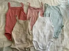 H&M オーガニックコットン ベビー肌着 5色セット