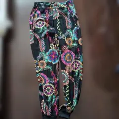 Desigual　花柄 ジョガーパンツ カジュアルパンツのサムネイル