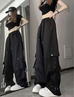 SHEIN 韓国 カーゴパンツ ブラック L