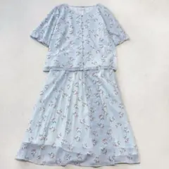 希少サイズ✨ ローズティアラ セットアップ 大きいサイズ 50 リボン 花柄