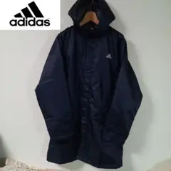 adidas フーディー ベンチコート M