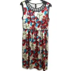 匿名配送 美品 CHESTY チェスティ フラワーワンピース 花柄プリント