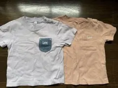 Lee ポケット付きTシャツ 2枚セット サイズ80