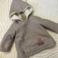 familiar80サイズボアフード付きアウター