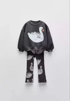 ZARA スワンモチーフ セットアップ