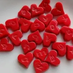 レジン製　チョコレート　ハート　アルファベット　フェイクスイーツ　パーツ　推し活