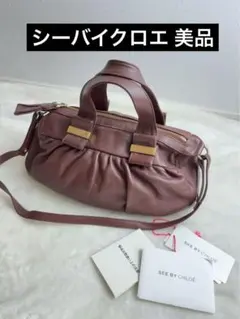 SEE BY CHLOE シーバイクロエ 2way ショルダー LIFOU 牛革のサムネイル