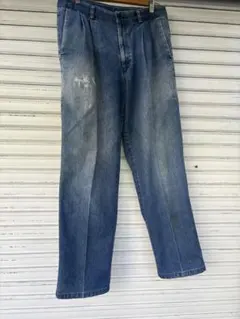 Dockers デニムスラックス　ワークパンツ33インチ　薄手　柔らかいのサムネイル