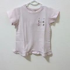 petit main アルファベットTシャツ 100cm ピンクのサムネイル