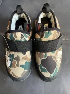 THE NORTH FACE カモフラージュ スリッポンシューズ 19cm