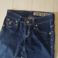 12/5～12/15発送お休み★サムシング☆スキニーデニム 25 × 32 濃紺