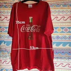 Coca-Cola Tシャツ レッド Lサイズ