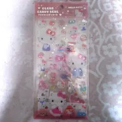 パ*ー様 【正規品】ハローキティ クリアキャンデイ シール