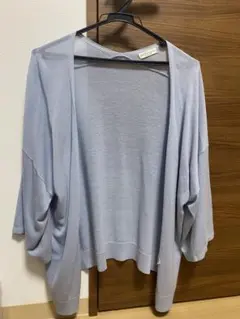 earth music & ecology ライトブルー カーディガン