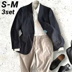 メンズジャケパン3点 S〜M アローズ×ユニクロセオリー感動パンツ ビジカジ通勤