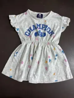 【champion】チャンピオン ペンキ風 ワンピース 90サイズ スカート