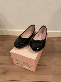 Pretty Ballerinas 黒 パテント バレエシューズ 37