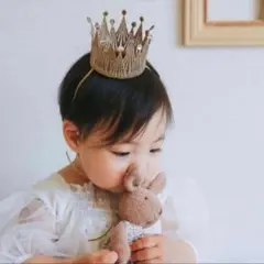 골드 베이비 크라운 크라운 생일 보석 크라운 뉴 본 사진