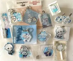 おらふくん アクリルキーホルダー ラバーキーホルダー ヘアピン セット