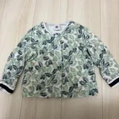 PETIT BATEAU 葉柄カーディガン 24m