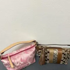 【美品】コーチアクセサリーポーチ２点おまとめ