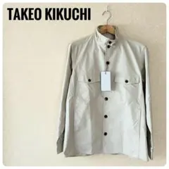 新品タグ付き‼TAKEO KIKUCHI メンズベージュ テーラードジャケットМ