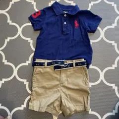 ラルフローレン　ポロシャツ　短パンセット