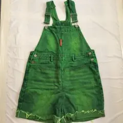 DONDONOLEE JEAN XLサイズ デニムショートパンツオーバーオール