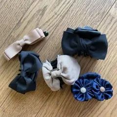 ヘアークリップ　バレッタ　髪留め