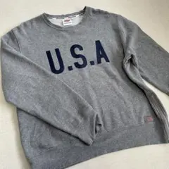 ディッキーズ トレーナー 裏起毛 スウェット USA メンズ レディース グレー