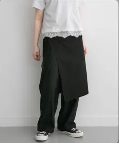 タグ付き✨萌 MOYURU サルエルパンツ バルーン ワイド パッチワーク
